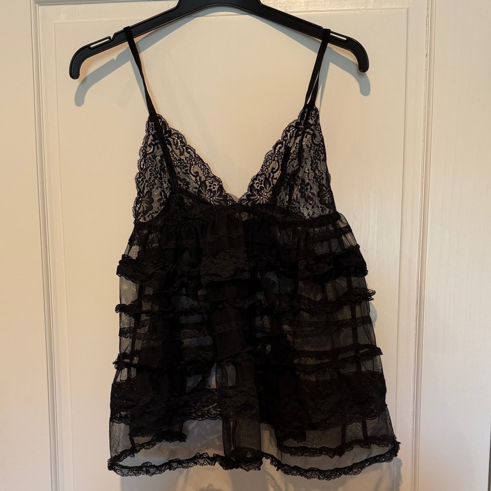 Victoria's Secret Black Lace Camisole